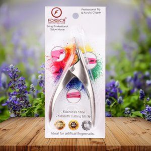 Nail Clippers Acrylic Professional Nail Clipper for Acrylic Nails (Silver)